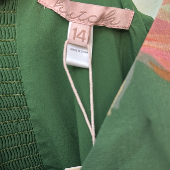 Anthropologie size 14 Hutch Mikayla Sleeveless V-Neck Side-Slit Maxi Dress - Picture 10 of 14